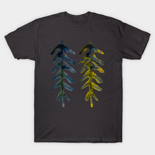 Watercolor botanica T-Shirt by Bunlinked